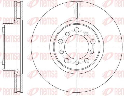 Kawe 6345 10 - Kočioni disk www.molydon.hr