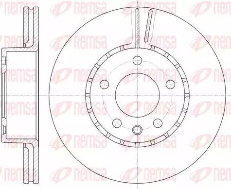 Kawe 6300 10 - Kočioni disk www.molydon.hr