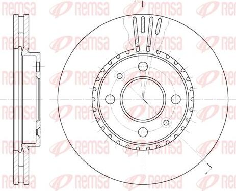 Kawe 6302 10 - Kočioni disk www.molydon.hr