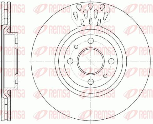 Kawe 6315 10 - Kočioni disk www.molydon.hr