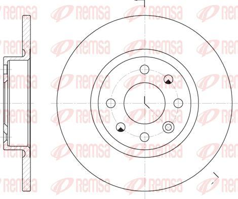 Kawe 6209 00 - Kočioni disk www.molydon.hr