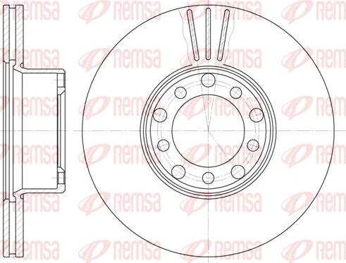 Kawe 6274 10 - Kočioni disk www.molydon.hr