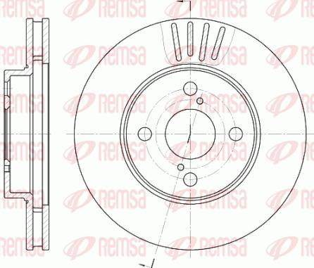 Kawe 6742 10 - Kočioni disk www.molydon.hr