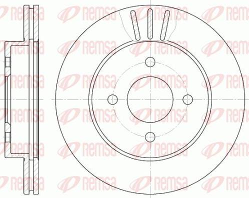 Kawe 6761 10 - Kočioni disk www.molydon.hr