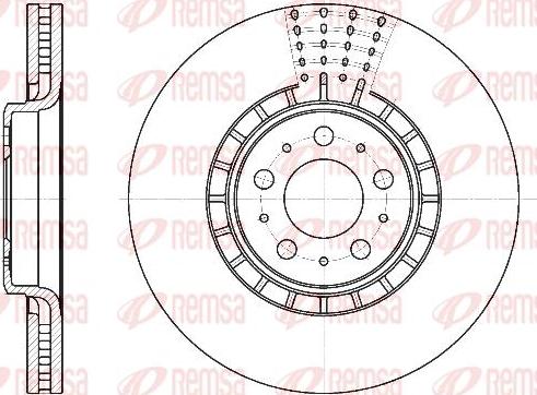 Kawe 6768 10 - Kočioni disk www.molydon.hr