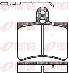 Kawe 0033 14 - Komplet Pločica, disk-kočnica www.molydon.hr