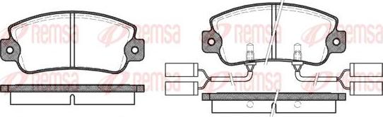 Kawe 0025 22 - Komplet Pločica, disk-kočnica www.molydon.hr