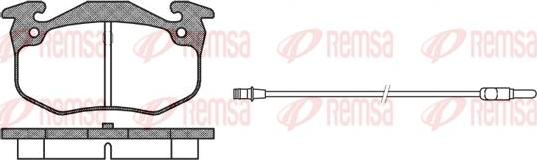 Kawe 0144 92 - Komplet Pločica, disk-kočnica www.molydon.hr