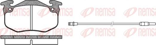 Kawe 0144 32 - Komplet Pločica, disk-kočnica www.molydon.hr