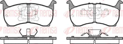 Kawe 0164 00 - Komplet Pločica, disk-kočnica www.molydon.hr