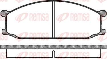 Kawe 0136 00 - Komplet Pločica, disk-kočnica www.molydon.hr