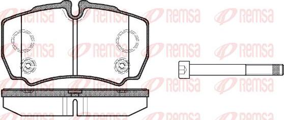 Kawe 0849 10 - Komplet Pločica, disk-kočnica www.molydon.hr