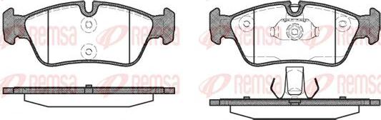 Kawe 0384 40 - Komplet Pločica, disk-kočnica www.molydon.hr