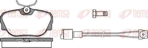 Kawe 0296 02 - Komplet Pločica, disk-kočnica www.molydon.hr