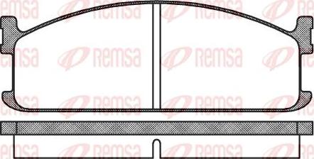 Kawe 0204 00 - Komplet Pločica, disk-kočnica www.molydon.hr