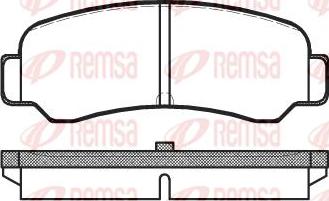 Kawe 0200 00 - Komplet Pločica, disk-kočnica www.molydon.hr