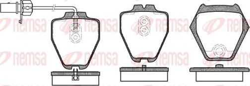 Kawe 0752 02 - Komplet Pločica, disk-kočnica www.molydon.hr