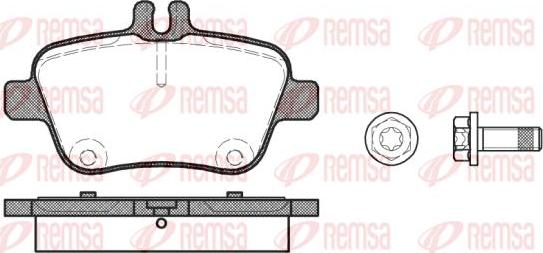 Kawe 1477 00 - Komplet Pločica, disk-kočnica www.molydon.hr