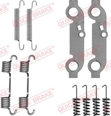 Kawe 105-0537 - Komplet pribora, kočione papuce rucne kočnice www.molydon.hr