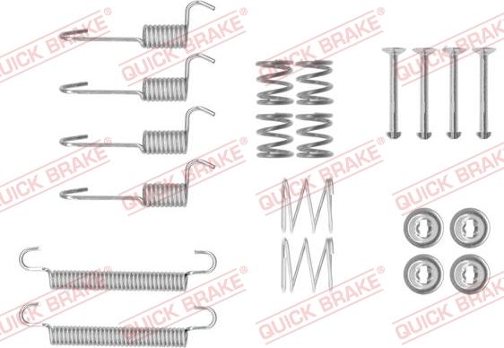 Kawe 105-0008 - Komplet pribora, kočione papuce rucne kočnice www.molydon.hr