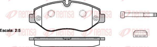 Kawe 1245 00 - Komplet Pločica, disk-kočnica www.molydon.hr