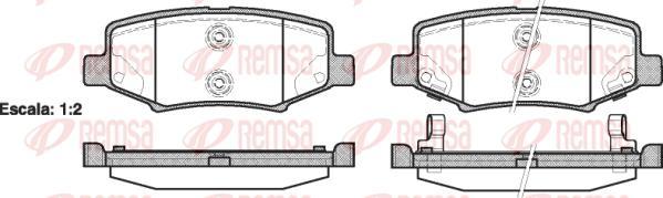 Kawe 1264 02 - Komplet Pločica, disk-kočnica www.molydon.hr