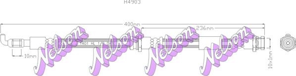 Kawe H4903 - Kočiono crijevo, lajtung www.molydon.hr