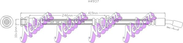 Kawe H4937 - Kočiono crijevo, lajtung www.molydon.hr