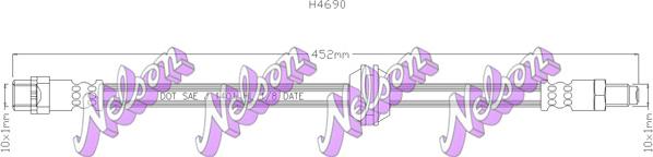 Kawe H4690 - Kočiono crijevo, lajtung www.molydon.hr