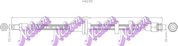 Kawe H4692 - Kočiono crijevo, lajtung www.molydon.hr