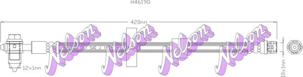 Kawe H4619Q - Kočiono crijevo, lajtung www.molydon.hr