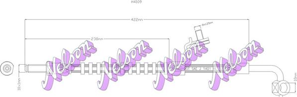 Kawe H4109 - Kočiono crijevo, lajtung www.molydon.hr