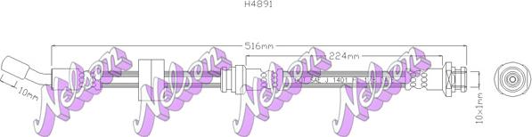 Kawe H4891 - Kočiono crijevo, lajtung www.molydon.hr