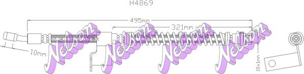 Kawe H4869 - Kočiono crijevo, lajtung www.molydon.hr