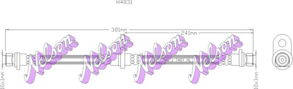 Kawe H4831 - Kočiono crijevo, lajtung www.molydon.hr