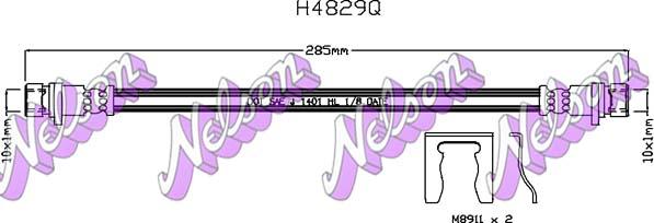 Kawe H4829Q - Kočiono crijevo, lajtung www.molydon.hr