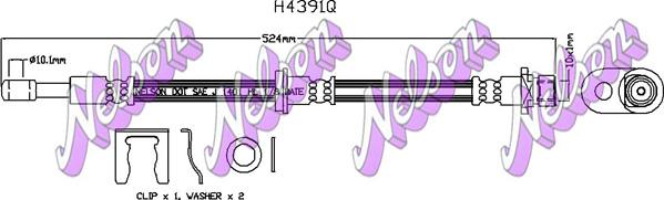 Kawe H4391Q - Kočiono crijevo, lajtung www.molydon.hr