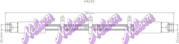 Kawe H4240 - Kočiono crijevo, lajtung www.molydon.hr