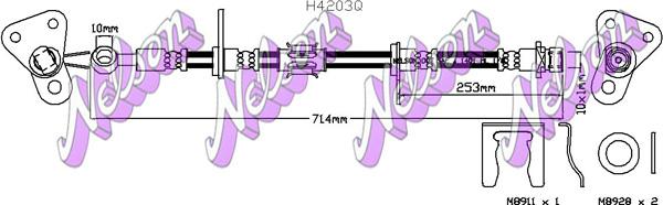 Kawe H4203Q - Kočiono crijevo, lajtung www.molydon.hr