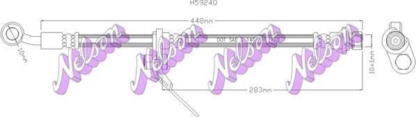 Kawe H5924Q - Kočiono crijevo, lajtung www.molydon.hr