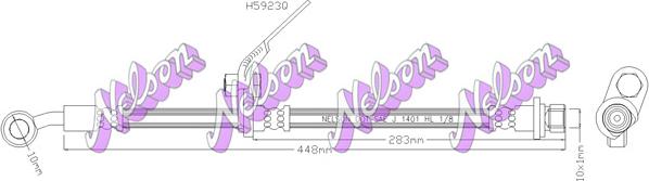 Kawe H5923Q - Kočiono crijevo, lajtung www.molydon.hr