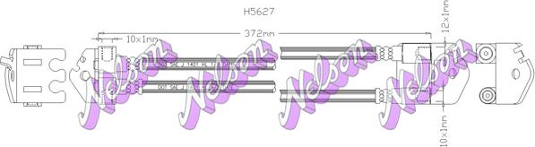 Kawe H5627 - Kočiono crijevo, lajtung www.molydon.hr