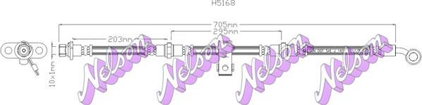 Kawe H5168 - Kočiono crijevo, lajtung www.molydon.hr