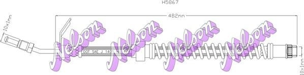 Kawe H5867 - Kočiono crijevo, lajtung www.molydon.hr