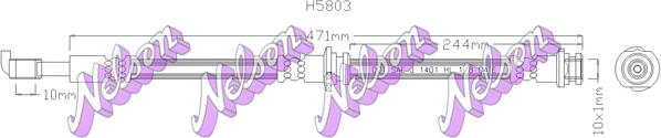 Kawe H5803 - Kočiono crijevo, lajtung www.molydon.hr