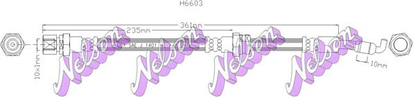 Kawe H6603 - Kočiono crijevo, lajtung www.molydon.hr