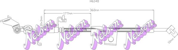 Kawe H6148 - Kočiono crijevo, lajtung www.molydon.hr