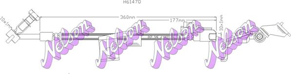 Kawe H6147Q - Kočiono crijevo, lajtung www.molydon.hr