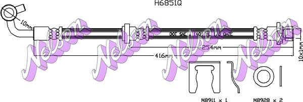 Kawe H6851Q - Kočiono crijevo, lajtung www.molydon.hr