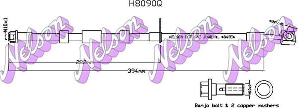 Kawe H8090Q - Kočiono crijevo, lajtung www.molydon.hr